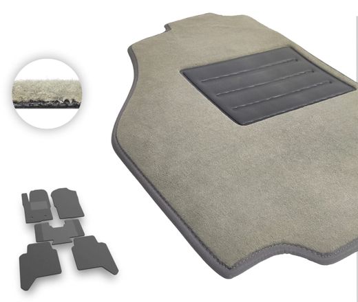 Текстильные коврики Pro-Eco Beige для Ford Ranger (mkIV) 2022→