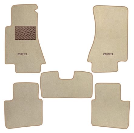 Двухслойные коврики Sotra Premium Beige для Opel Omega (mkII)(B) 1994-2003