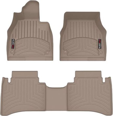 Коврики Weathertech Beige для Mercedes-Benz EQS (V297) 2021→ (седан)(комплектация Pinnacle)