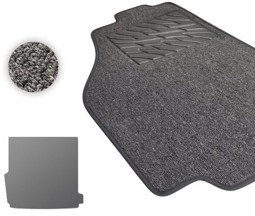 Текстильные коврики Pro-Eco Graphite для Mercedes-Benz E-Class (S213)(универсал)(багажник) 2016-2023