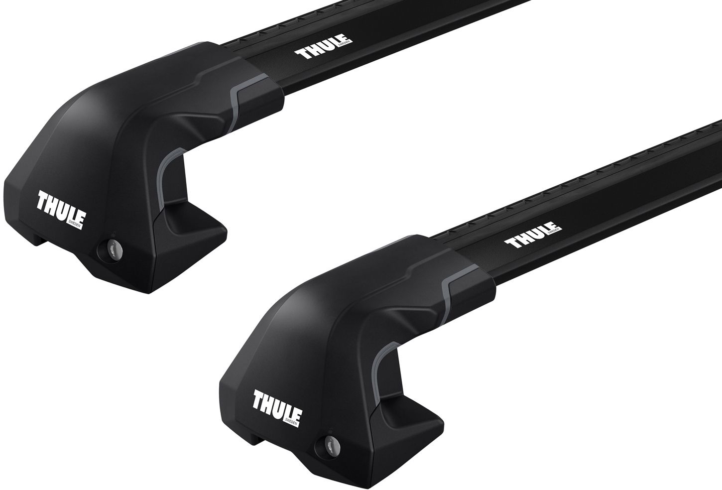 Багажник на гладкую крышу Thule Edge Wingbar Black для Chevrolet Colorado (mkII); GMC Canyon (mkII)(double cab) 2015→; Isuzu D-Max (mkII)(double cab) 2012→ - Фото 1