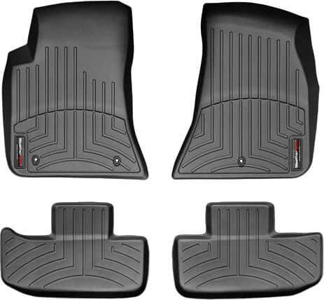 Коврики Weathertech Black для Dodge Challenger (mkIII) 2011-2014 (задний привод)