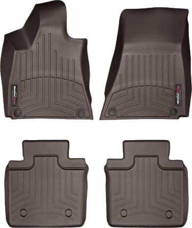 Коврики Weathertech Choco для Maserati Quattroporte (mkVI) 2013-2016 (задний привод)(2-х зонный климат) - Фото 1