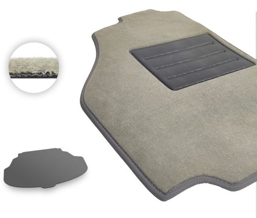 Текстильные коврики Pro-Eco Beige для Lexus LC (mkI)(багажник) 2017→