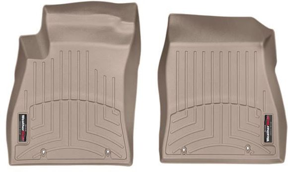 Коврики Weathertech Beige для Nissan Sentra (B17) 2014-2019 (4 крепежных крючка)(1 ряд)