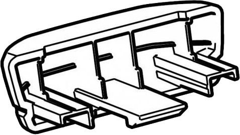 Заглушка нижняя 52866 (SnowPack Extender)