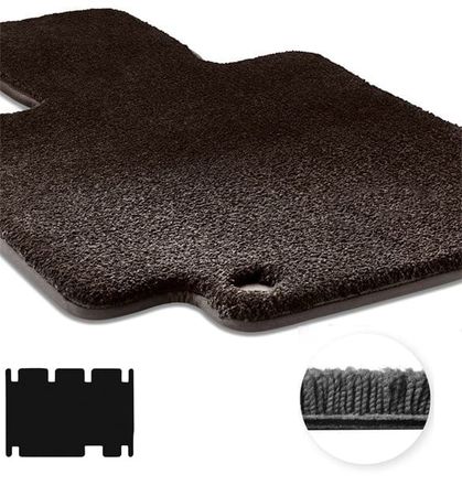 Двухслойные коврики Sotra Magnum Black для Citroen SpaceTourer (mkI) / Peugeot Traveller (mkI) / Opel Zafira (mkIV)(D) / Toyota ProAce (mkII)(2 ряд 1+1)(3 ряд - 1+2)(3 ряд) 2016→