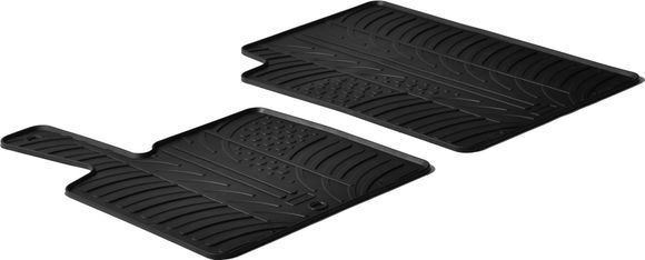 Резиновые коврики Gledring для Smart ForTwo (mkII)(C451; A451) 2006-2014