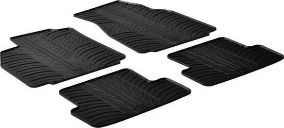 Резиновые коврики Gledring для Renault Megane (mkII) 2002-2008