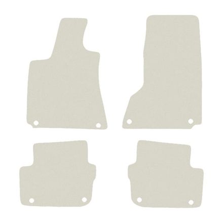 Двухслойные коврики Sotra Premium White для Maserati Ghibli (mkIII)(толстое крепление)(полный привод) 2013-2021