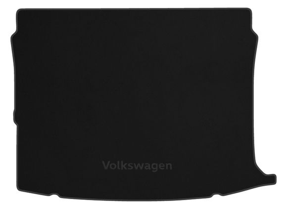 Двухслойные коврики Sotra Classic Black для Volkswagen Taigo (mkI)(верхний уровень)(багажник) 2020→