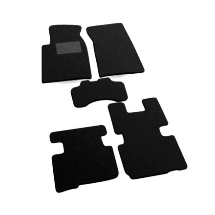 Двухслойные коврики Sotra Classic Black для SsangYong Rexton (mkI)(1-2 ряд) 2001-2006