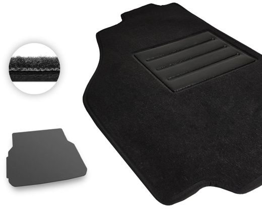 Текстильные коврики Pro-Eco Black для Mercedes-Benz C-Class (S204)(универсал)(багажник) 2007-2014