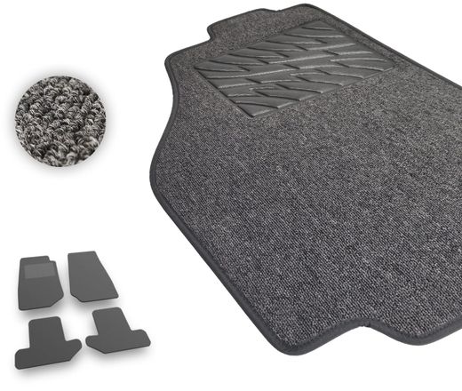 Текстильные коврики Pro-Eco Graphite для Jeep Wrangler (JK)(3-дв.) 2006-2013