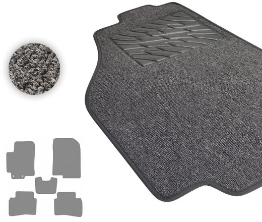 Текстильные коврики Pro-Eco Graphite для Kia Rio (mkIV)(X-Line) 2017-2023