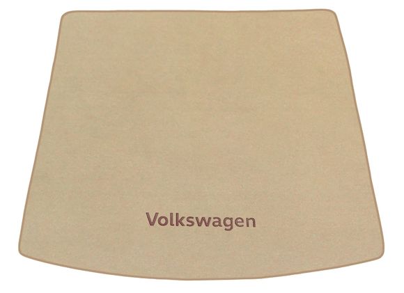 Двухслойные коврики Sotra Premium Beige для Volkswagen Touareg (mkIII)(багажник) 2018→