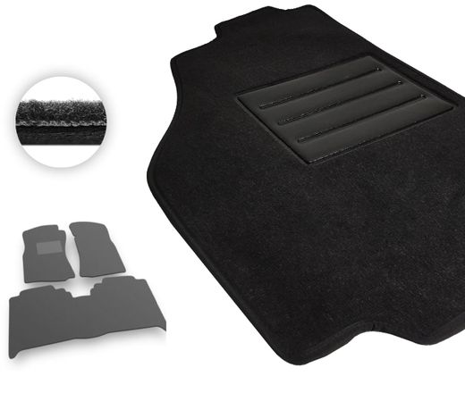Текстильные коврики Pro-Eco Black для Nissan Pathfinder (mkI)(WD21) / Terrano (mkI)(WD21) 1986-1995