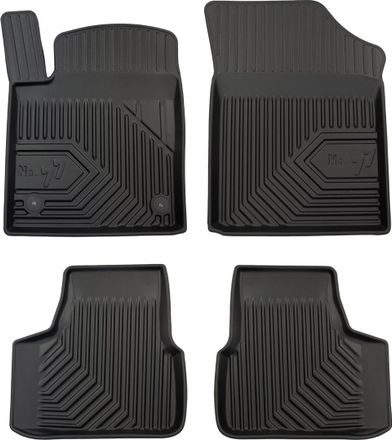 Резиновые коврики Frogum №77 для Volkswagen Up! (mkI) 2011-2023; Seat Mii (mkI) 2011-2021; Skoda Citigo (mkI) 2011-2020