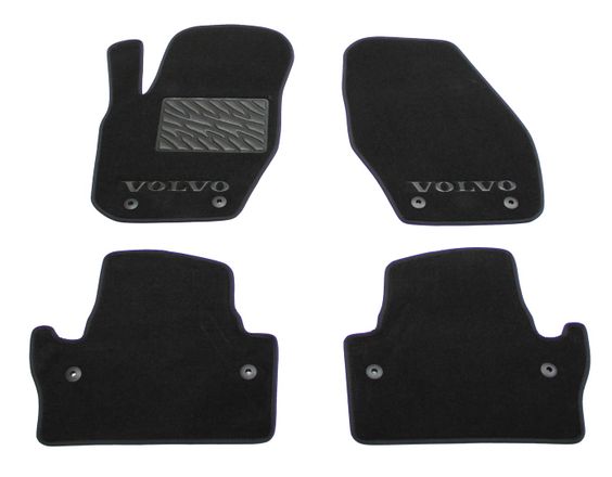 Двухслойные коврики Sotra Classic Black для Volvo S60 (mkII) / V60 (mkII) 2010-2018