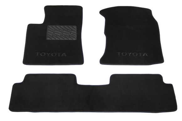 Двухслойные коврики Sotra Premium Graphite для Toyota Corolla Verso (mkIII)(1-2 ряд) 2004-2009