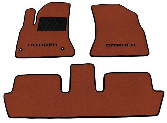 Двошарові килимки Sotra Premium Terracotta для Citroen C4 Picasso (mkI)(1-2 ряд) 2006-2013