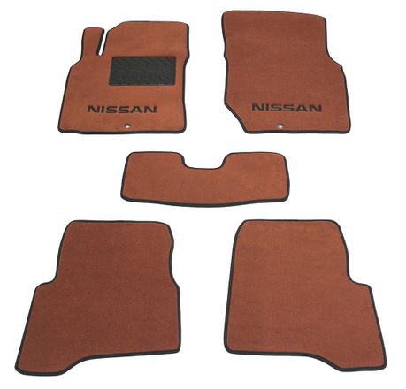 Двухслойные коврики Sotra Premium Terracot для Nissan Almera Classic (B10) 2006-2010