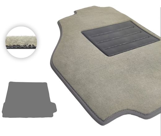 Текстильные коврики Pro-Eco Beige для BMW X5 (E70)(багажник) 2008-2013