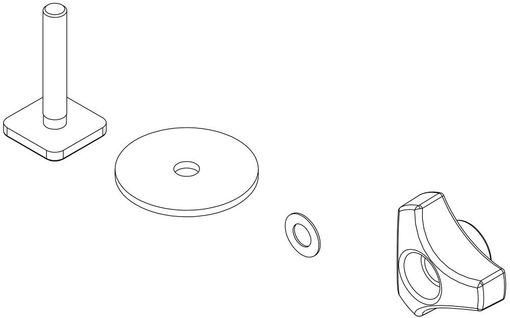 Крепежный комплект с Т-болтами 54145 (K-Guard) - Фото 1