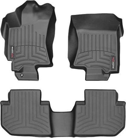 Коврики Weathertech Black для Subaru Tribeca (mkI) 2005-2014 (1-2 ряд) - Фото 1