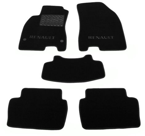 Двухслойные коврики Sotra Classic Black для Renault Fluence (mkI) 2009-2017