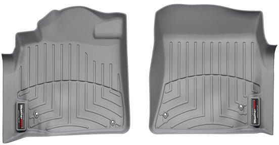 Коврики Weathertech Grey для Toyota Land Cruiser (J200) 2007-2012; Lexus LX (mkIII) 2007-2012 (4 крепежных крючка)(1 ряд) - Фото 1