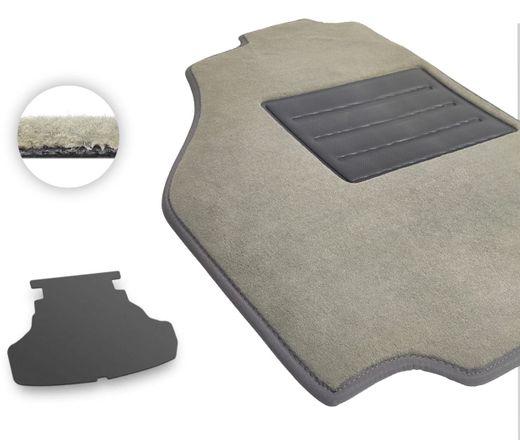 Текстильные коврики Pro-Eco Beige для Toyota Camry (mkVII)(XV50)(US)(багажник) 2012-2014