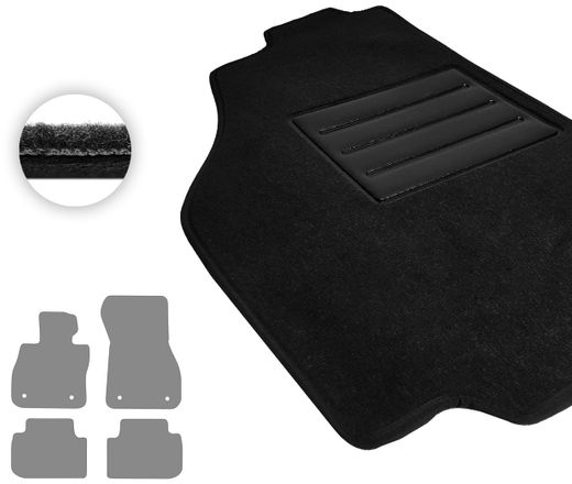 Текстильные коврики Pro-Eco Black для BMW 2-series (F44)(Gran Coupe) 2020-2024