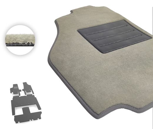 Текстильные коврики Pro-Eco Beige для Lancia Voyager (mkI) 2008-2016