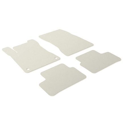 Двухслойные коврики Sotra Premium White для Mercedes-Benz A/B/CLA/GLA-Class (W177; V177; W247; C118; X118; H247) 2018→