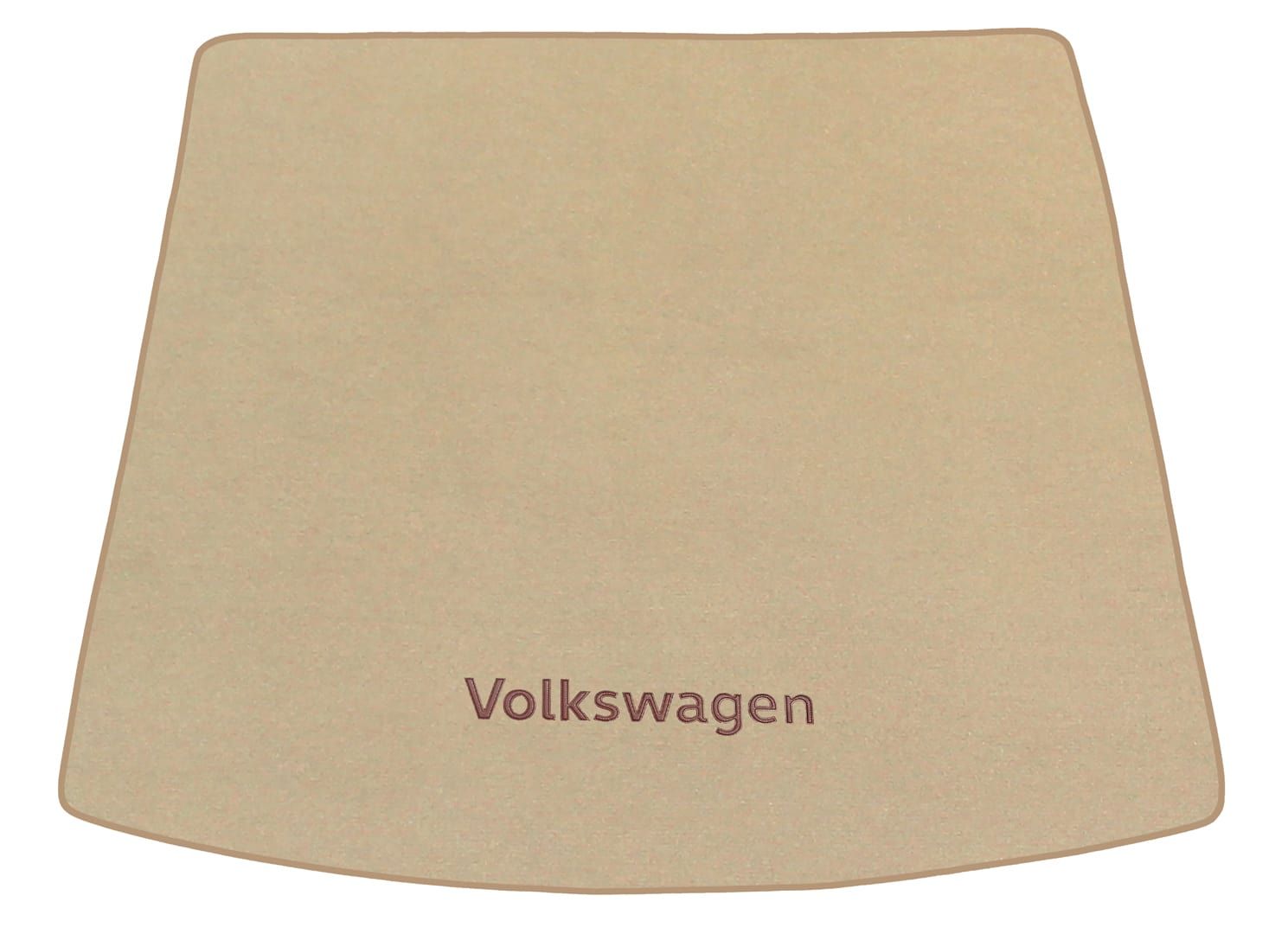 Двухслойные коврики Sotra Premium Beige для Volkswagen Touareg (mkIII)(багажник) 2018→ - Фото 1