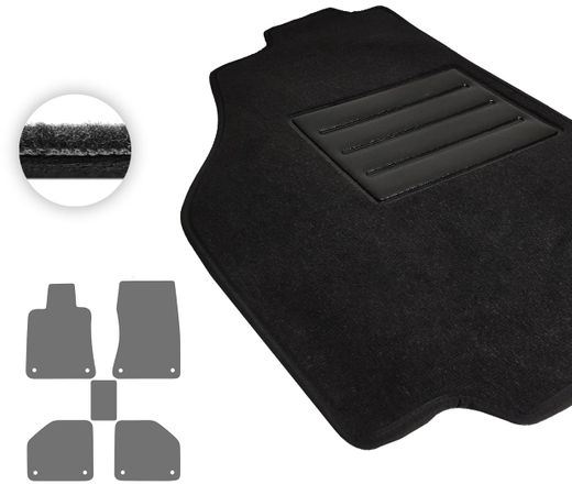 Текстильные коврики Pro-Eco Black для Aston Martin DBX (mkI) 2020→