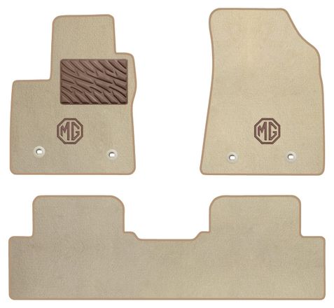 Двухслойные коврики Sotra Premium Beige для MG 5 (mkIII)(универсал)(электро) 2020→