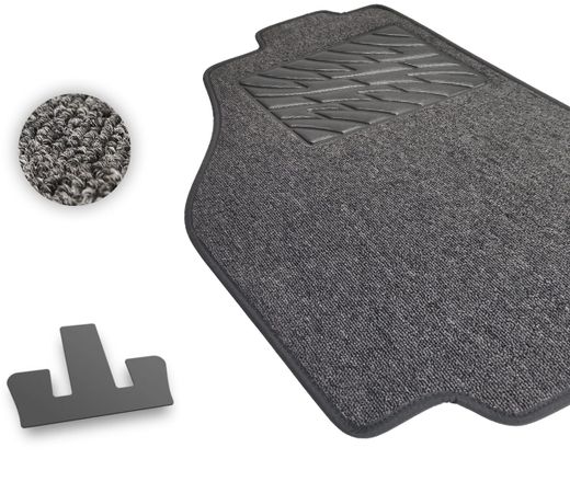 Текстильные коврики Pro-Eco Graphite для Hongqi E-HS9 (mkI)(6 мест)(3 ряд) 2020→