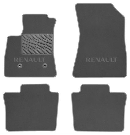 Двошарові килимки Sotra Premium Grey для Renault Rafale (mkI)(гібрид) 2024→ (АКПП)