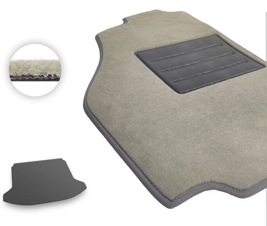 Текстильные коврики Pro-Eco Beige для Seres 3 (mkI)(электро)(багажник) 2019→