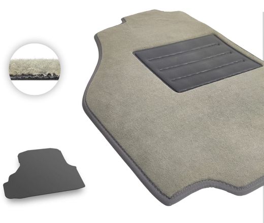 Текстильные коврики Pro-Eco Beige для Mercedes-Benz C-Class (W202)(седан)(багажник) 1993-2000