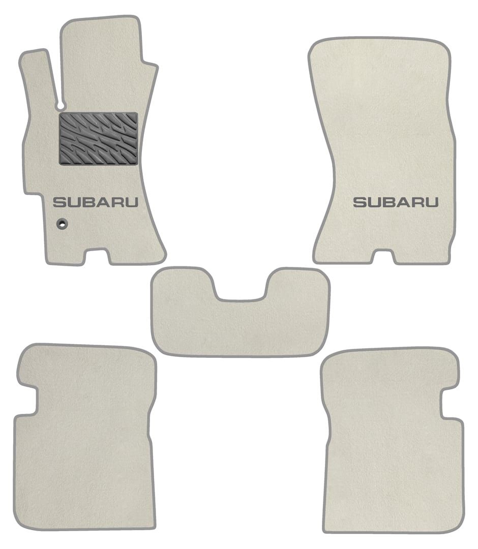 Двошарові килимки Sotra Premium White для Subaru Legacy (mkIV) / Outback (mkIII)(з кліпсою) 2003-2009 - Фото 1