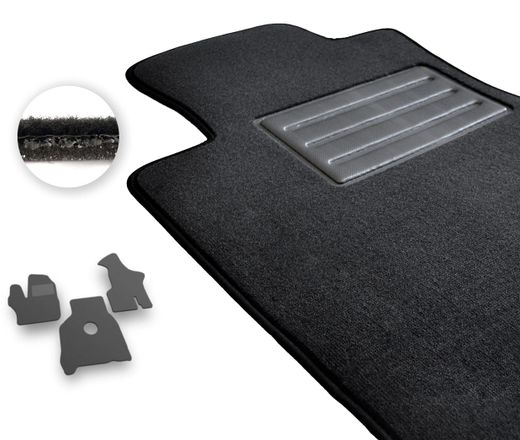 Текстильные коврики Pro-Eco Dark Grey для ГАЗель Next (A21Rxx)(1 ряд) 2013→