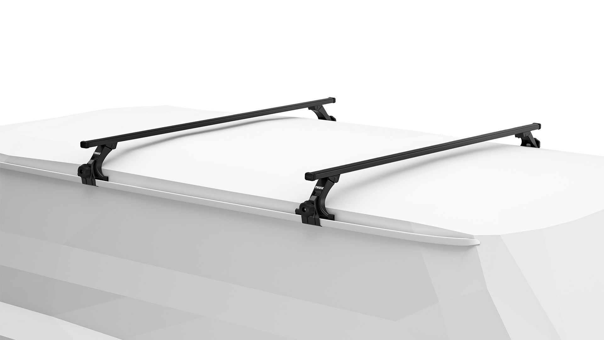 Багажник на водостоки (15см) Thule Squarebar Evo (1.35 м) - Фото 2