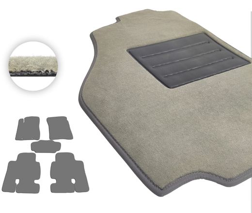 Текстильные коврики Pro-Eco Beige для SsangYong Kyron (mkI) 2005-2014