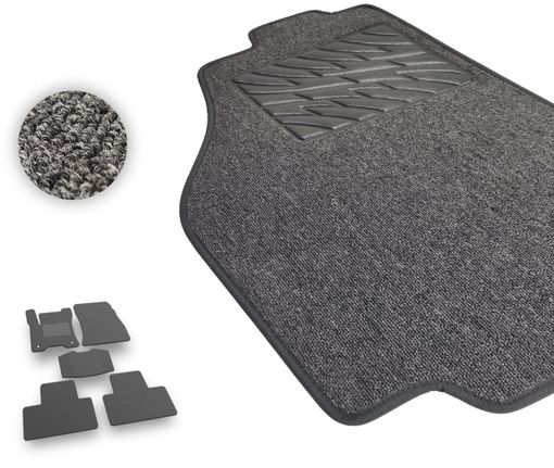 Текстильные коврики Pro-Eco Graphite для Mercedes-Benz EQB (X243) 2021→ (1-2 ряд) - Фото 1