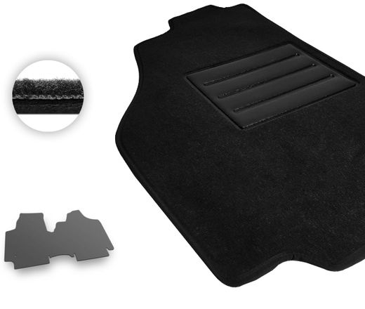 Текстильные коврики Pro-Eco Black для Fiat Scudo (mkII)(1 ряд) 2006-2016