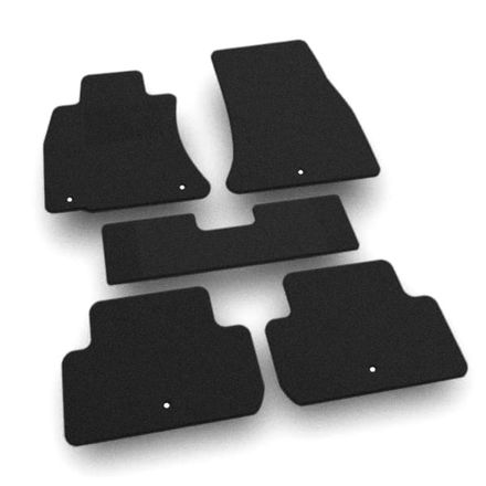 Двухслойные коврики Sotra Premium Graphite для Genesis G70 (mkI)(задний привод) 2017→