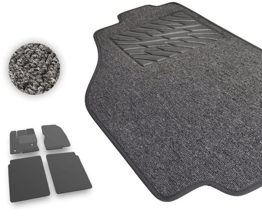 Текстильные коврики Pro-Eco Graphite для Lincoln MKT (mkI)(2 клипсы)(1-2 ряд) 2009-2019